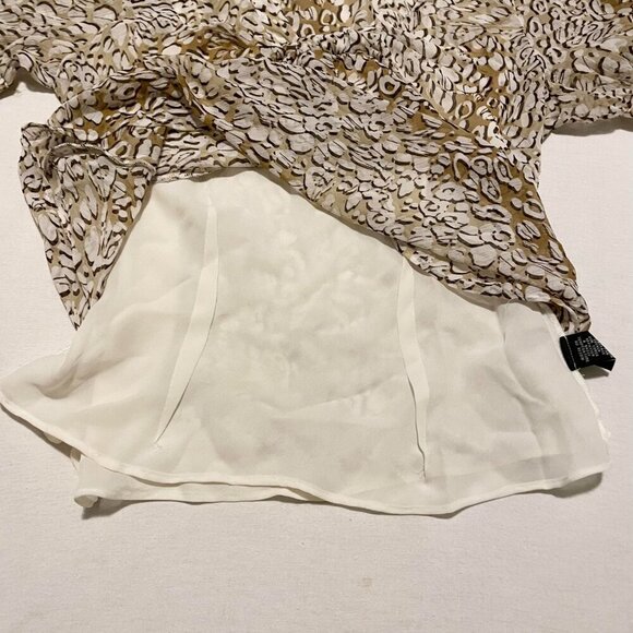 Bob Mackie Leopard Print w Built in Tank Top Womans Size 6 - Picture 8 of 16